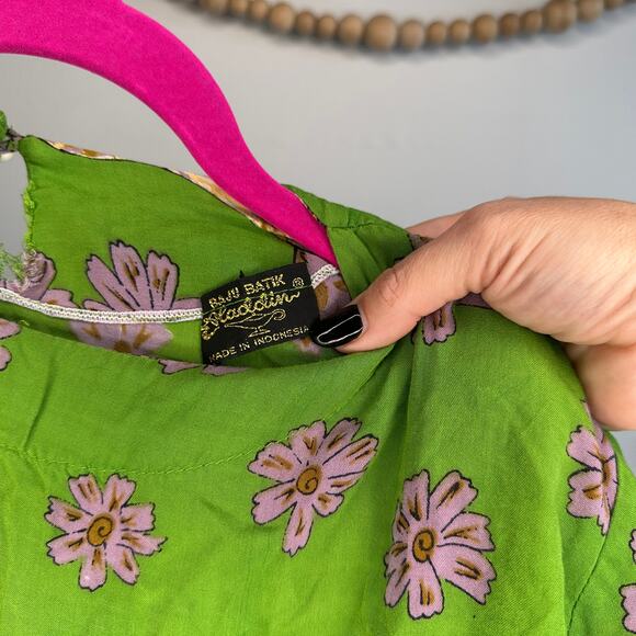 Vintage Aladdin Batik Cat Graphic Blouse - Picture 6 of 6